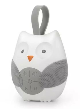 Portable Owl White Noise Machine Baby Soother with 10 Light