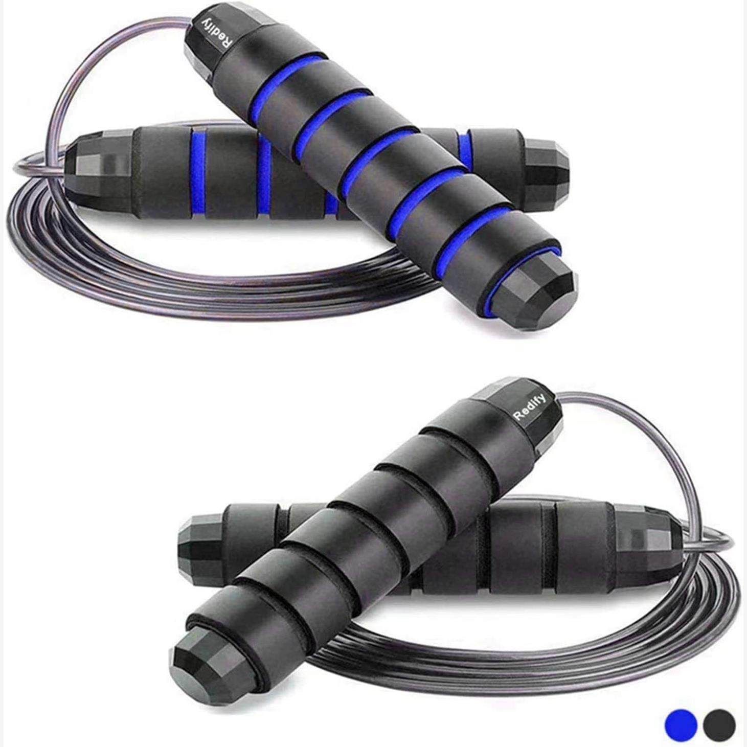 Weighted Steel Wire Jump Rope Ball Bearing Skipping Rope