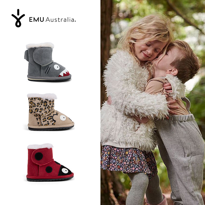 EMU加厚保暖男童女童学步靴