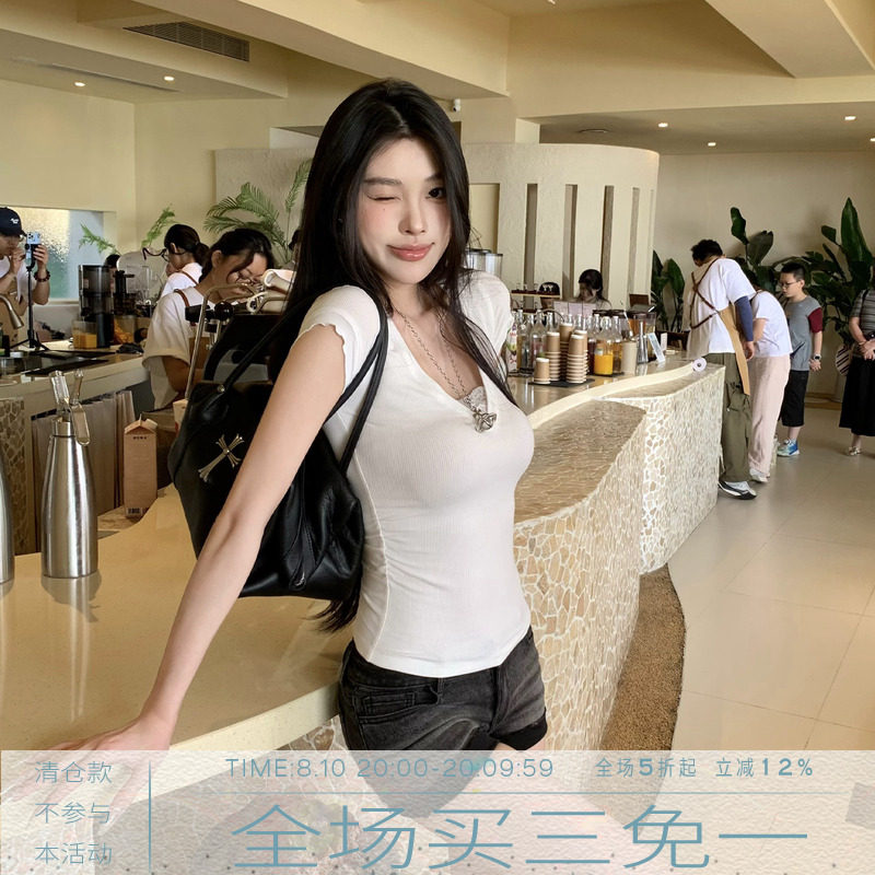 MMMOUND美式复古白色蕾丝图片
