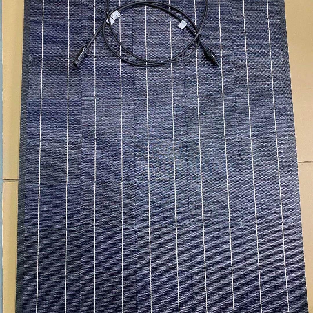 100W ETFE半柔性单晶太阳能板 房车户外太阳能储存系统发电板