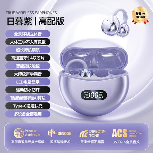 曼哈顿德国进口柏林之声M79耳夹式OWS气传导开放式不入耳骨传导无