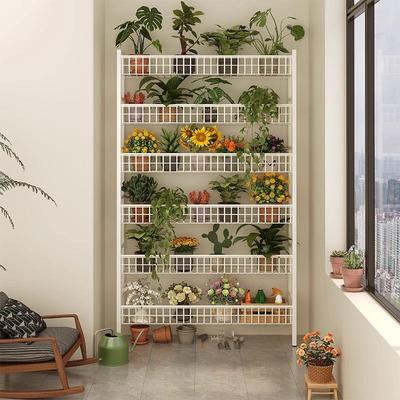 花架置物架阳台铁艺不占空间花盆托架落地新型挂墙自然客厅植物墙
