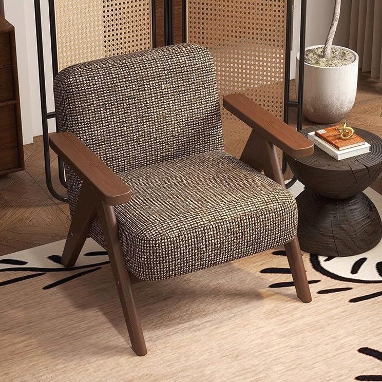 沙发椅单人中古风法式理查德