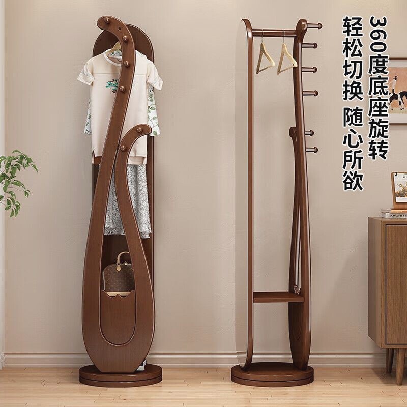 全实木琵琶款旋转家用卧