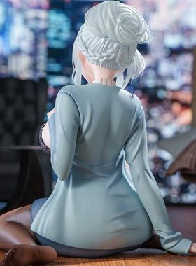 遗孀之雪女坐姿深冬雪乃手办二次元美少女模型玩具桌面机箱摆件
