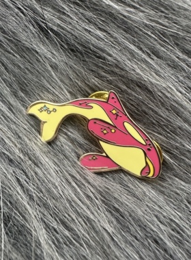 ACOTAR荆棘与玫瑰的法庭金属和珐琅别针徽章奇幻书籍徽章