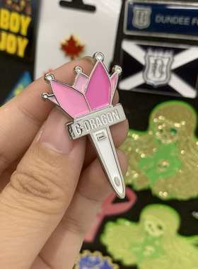 胸针创意BIGBANG组合G-DRAGON粉丝应援金属小别针