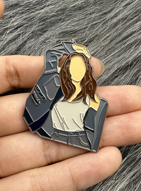 明星周边blackpink女团金珍妮JENNIE非官方饭制BP金属徽章