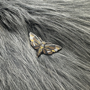 沉默的羔羊电影周边鬼脸天蛾死亡之头金属徽章