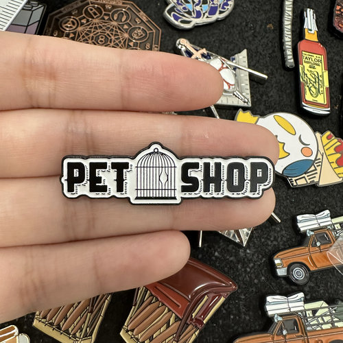 【现货】鸟笼PETSHOP个性创意礼物金属徽章