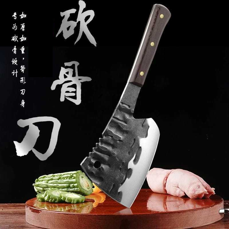 重型斧头砍大骨刀家用斩骨刀剁骨刀屠夫专用加厚加重剁砍骨头刀具