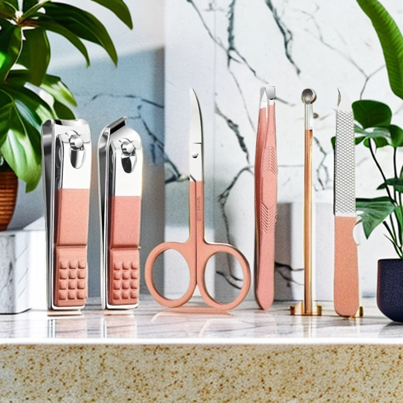 指甲刀便携套装修甲工具女士用单个斜口指甲钳指甲剪磨甲锉刀家用