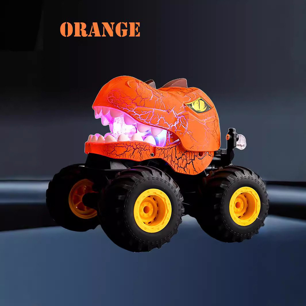 政府补贴华强北2.4G遥控特技喷雾音乐恐龙车越野攀爬儿童电动玩具