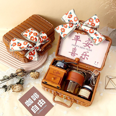 【政府补贴】年会手磨咖啡机礼盒实用套装生日礼物女生朋友高级感