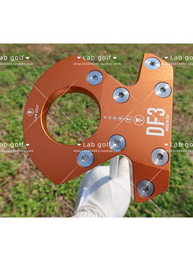 爆款LAB DF3 橙色推杆大头0扭矩自动回正平衡稳定推杆 高尔夫球杆