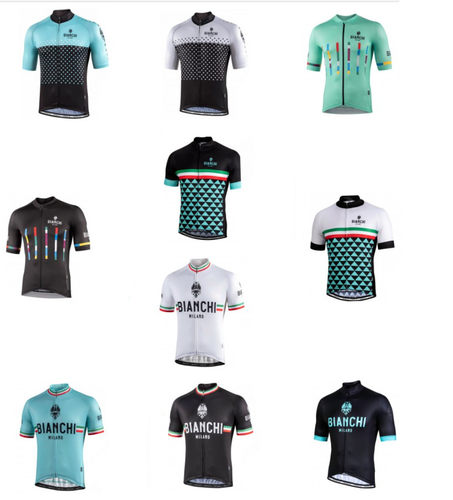 Bianchi夏季骑行服公路车