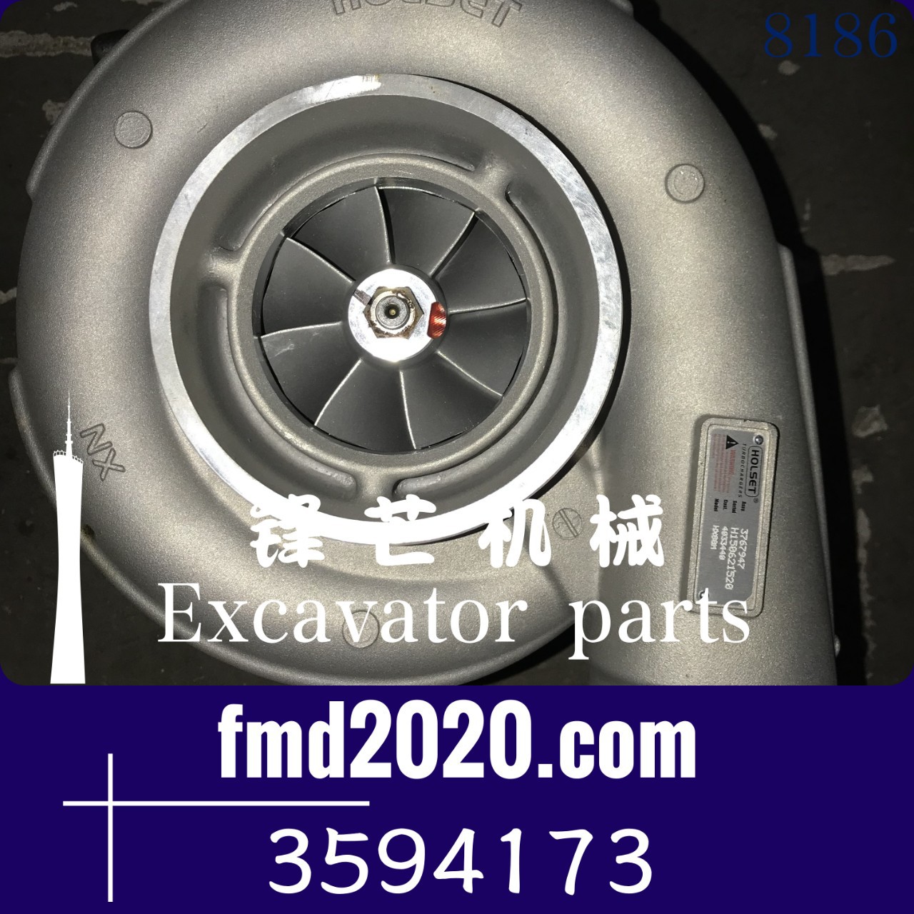 勾机配件HX80发动机零件K38M增压器3767947，3594173