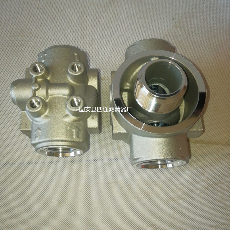 减速机液压油滤清器底座铝底铝座旋装过滤器滤座1 3/4-12SP06/08
