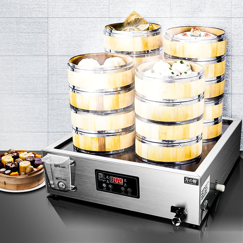 方厨蒸包机商用四孔六孔电蒸炉早餐便利店加热保温蒸包炉厂家定制