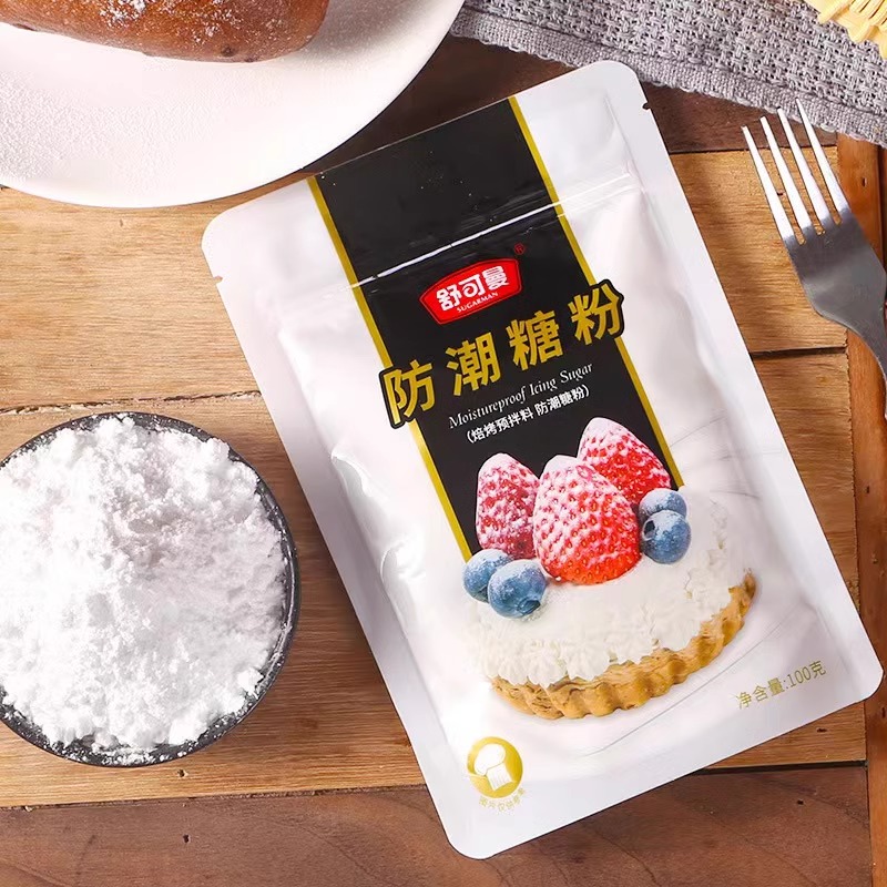 舒可曼防潮糖粉蛋糕面包饼干西点装饰糖霜圣诞烘焙专用原料100g