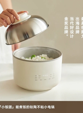 德国新款电煮锅钛内胆智能小型