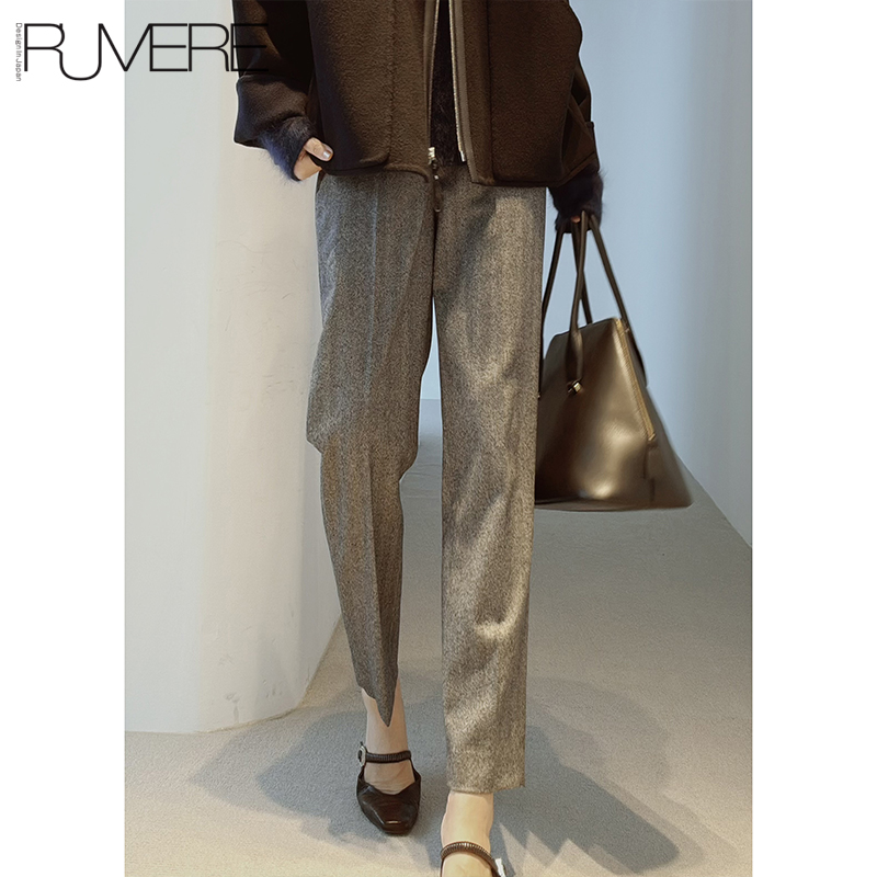 TH职场静奢风~25早秋【進口/舒弹/精纺羊毛】王簰通勤王/锥裤西裤