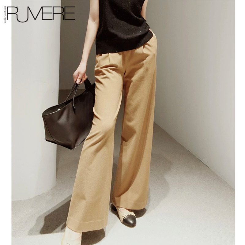 大长腿佰搭直筒裤双面起绒