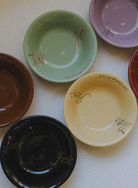 韩国代购hotel 827新品法式诗意陶瓷小碗餐前甜点碗沙拉面包碗