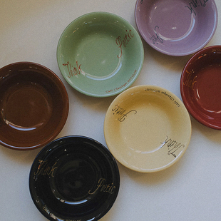 韩国代购hotel 827新品法式诗意陶瓷小碗餐前甜点碗沙拉面包碗