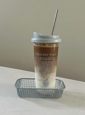 韩国代购bracket table随手杯咖啡杯密胺材质可装热水大号593ml