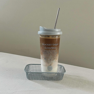 韩国代购bracket table随手杯咖啡杯密胺材质可装热水大号593ml