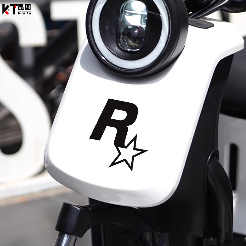 侠盗猎车gta5飞车r星车贴个性电动车摩托车jdm游戏车身装饰汽车贴