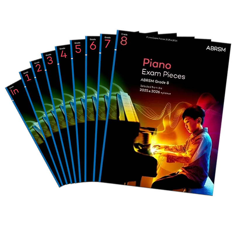 部分现货 正版原版 英皇钢琴考级2025-2026新版教材初级-8级ABRSM Piano Exam Pieces