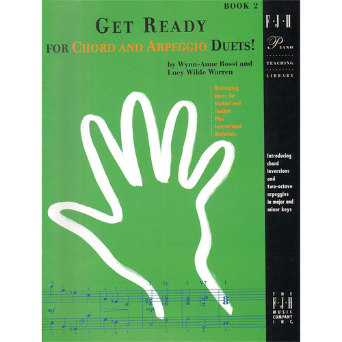 现货 英文原版 Get Ready for Chord and Arpeggio Duets!, Book 2 準備好為和弦和琶音二重奏！ 第二冊 - 封面