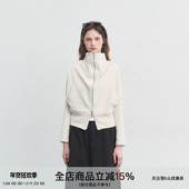 YOUTH 摩登旅人 石墨烯双拉链卫衣复合针织修身 SPEAR 短款 外套