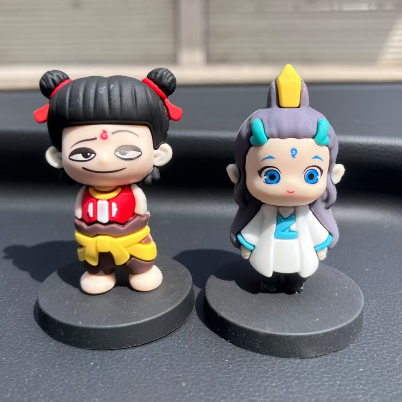 哪咤手办哪叱盲盒周边玩具娜扎桌