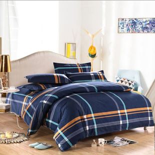 4pc bedsheet set flat sheet student bed cover single/double