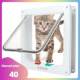 Gate Door Cat Dog Kitten Flap Cats Pet for Small