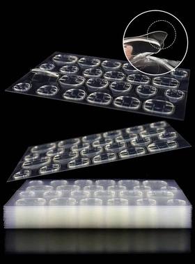 12 Sheets/288pcs Super Sticky Jelly Glue Press-On Nails With