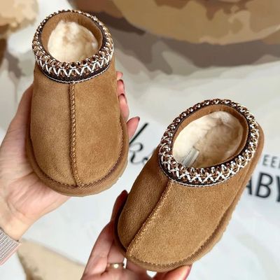 Kids Toddler Tasman Slippers Designer Children Snow Boots Ta