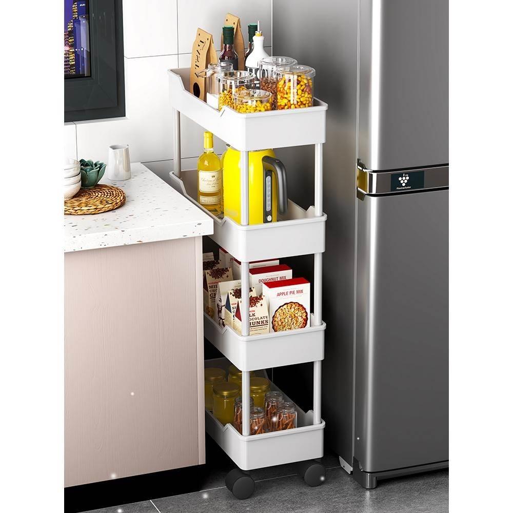 Kitchen storage rack bathroom Shelf Trolley iron shelves.