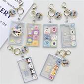 School Bag Toy key Charm Keychain Story Mouse Card Holder