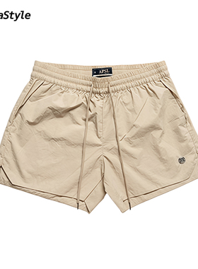 AlphaStyle夏季新款纯棉短裤休闲运动时尚百搭潮牌男女同款