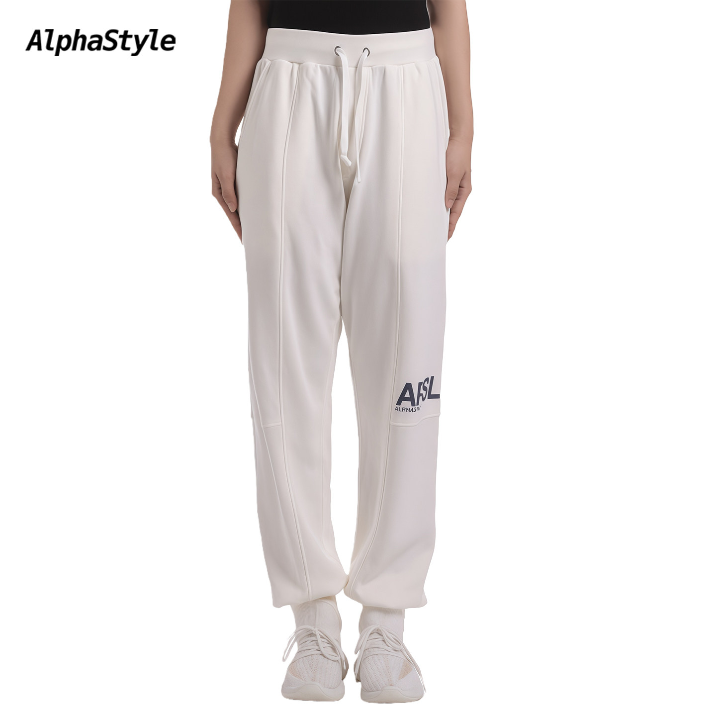 AlphaStyle秋冬运动束脚长裤情侣
