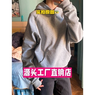 石狮浪印户外灰色短款女秋冬季新款加绒加厚显瘦正肩连帽短款修身