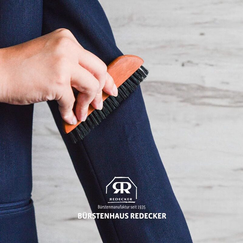 REDECKER德国制造便携大衣刷羊毛大衣打理刷护理刷软毛梳羊绒专用