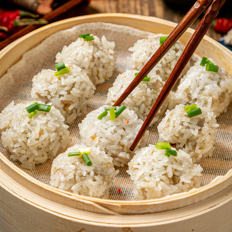 珍珠藕丸 糯米肉丸子 酒店家宴餐饮特色半成品点心私房菜冷冻食材