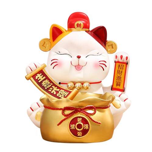 招财猫摆件开业大吉礼物生意兴隆前台自动招手发财猫乔迁新居礼品