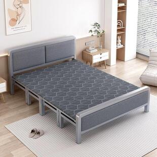 折叠床双人木板床成人家用铁架床单人现代简约午休办公室出租屋